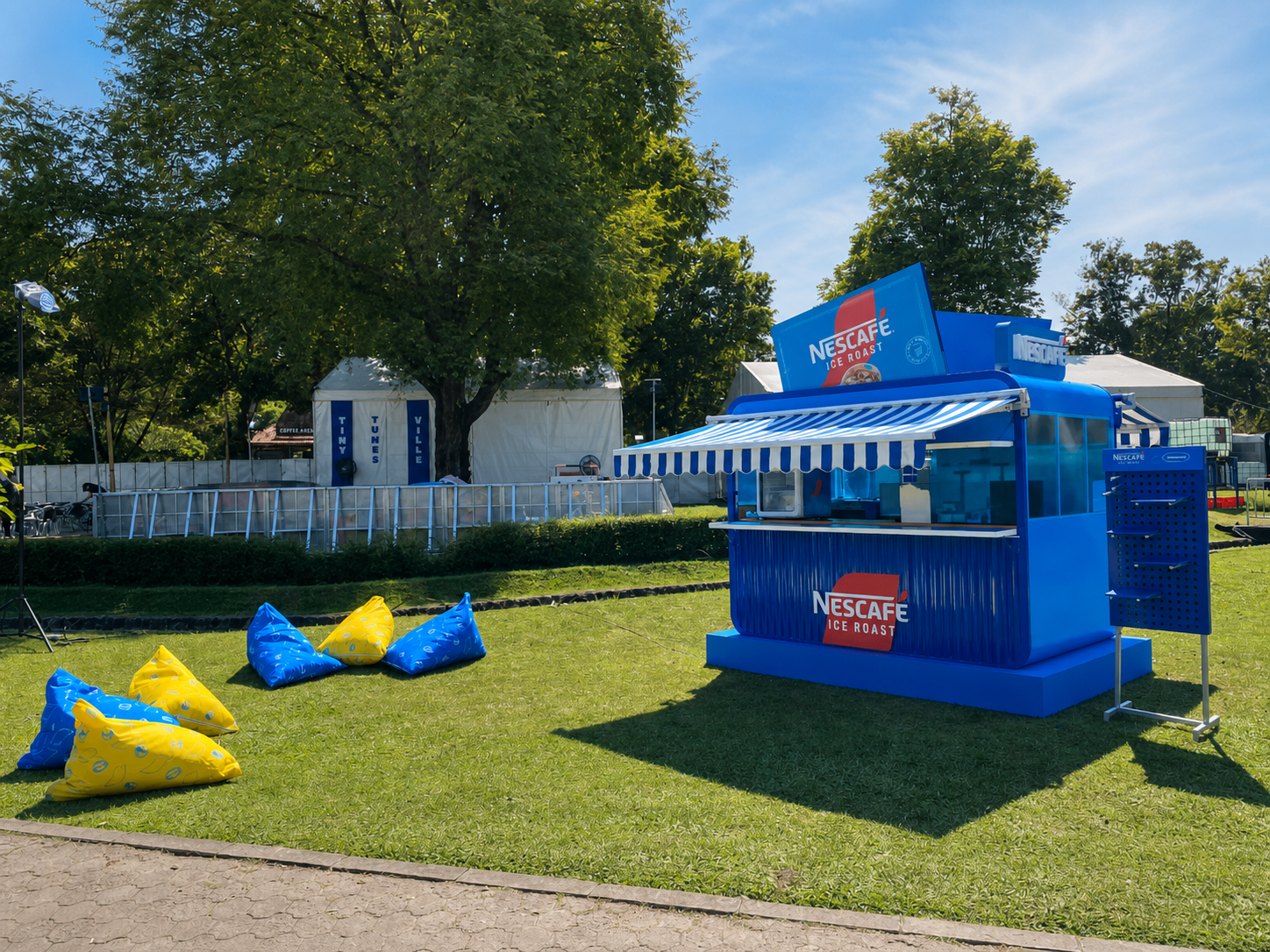Nescafé Ice Roast activation booth